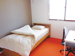 ピカピカの宿舎はきれいで快適!