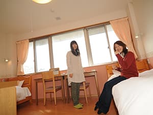 男女別校内宿舎は便利で快適 イメージ