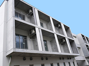 新築の学校寮は設備充実 イメージ